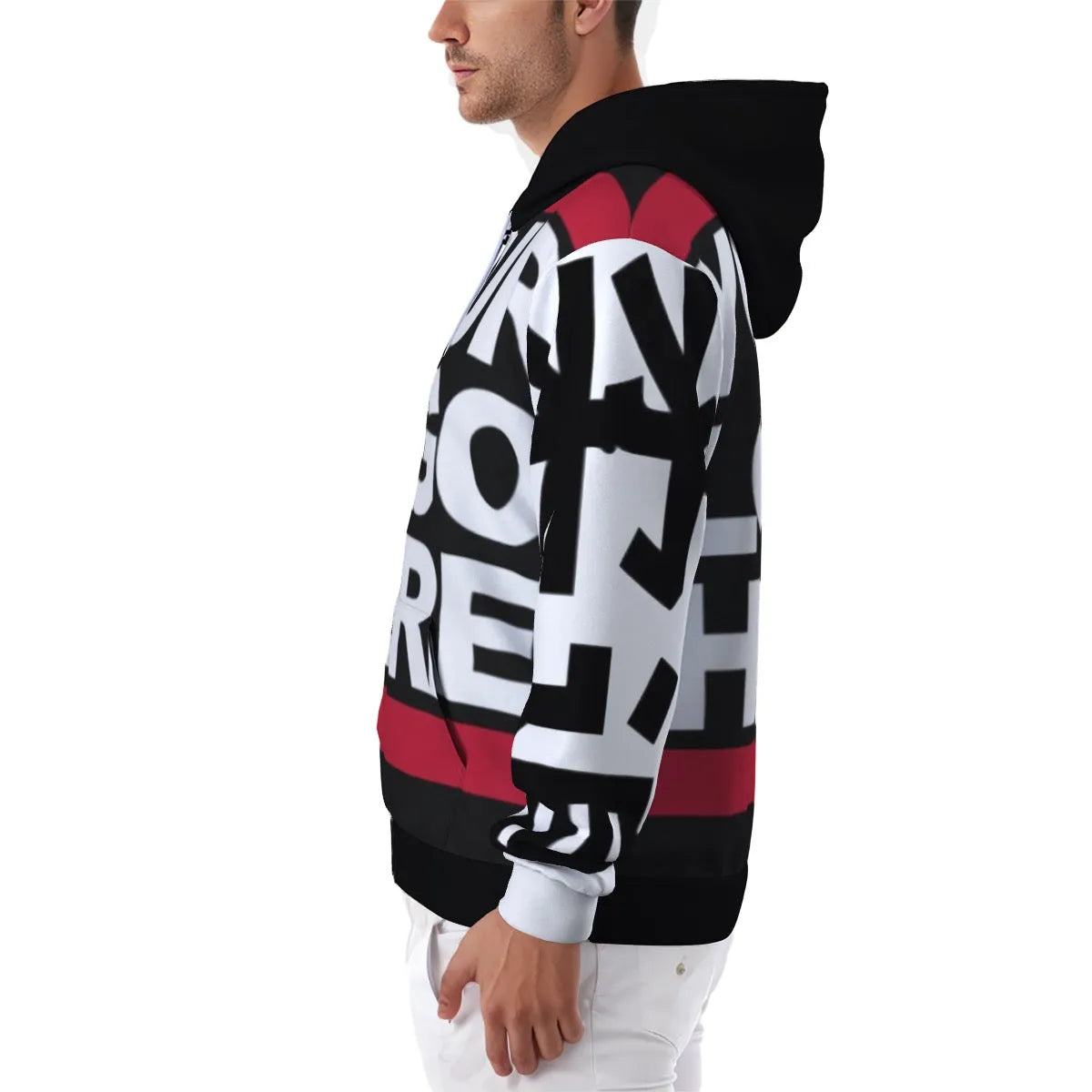 GRPL Tec All-Over Print Zip Up Hoodie