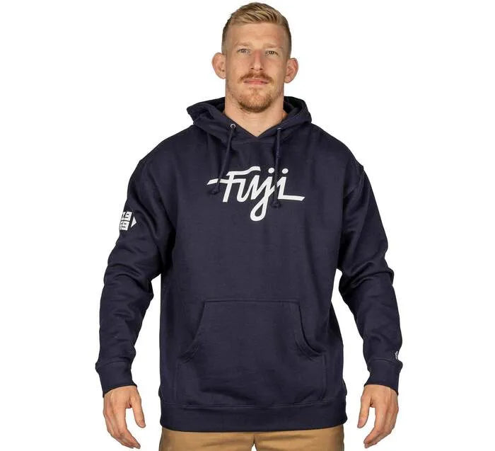 Fuji Midnight Collegiate Pull Over Hoodie - Blue - Medium