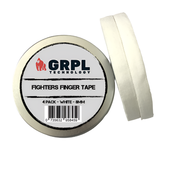GRPL Tec 4 pack Finger Tape White Tin