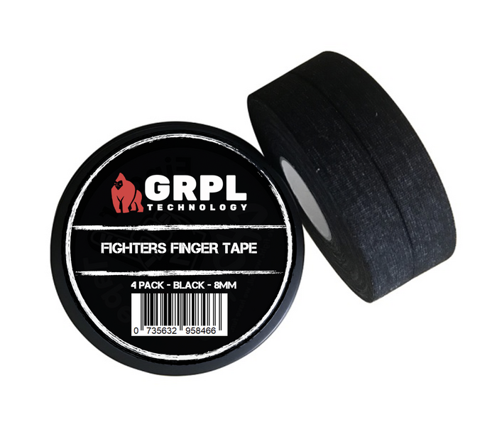 GRPL Tec 4 pack Finger Tape Black