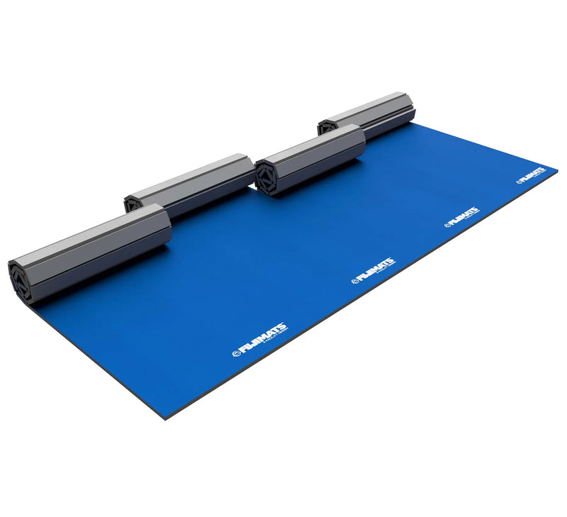 Four Blue Fuji Home Roll Out Mat