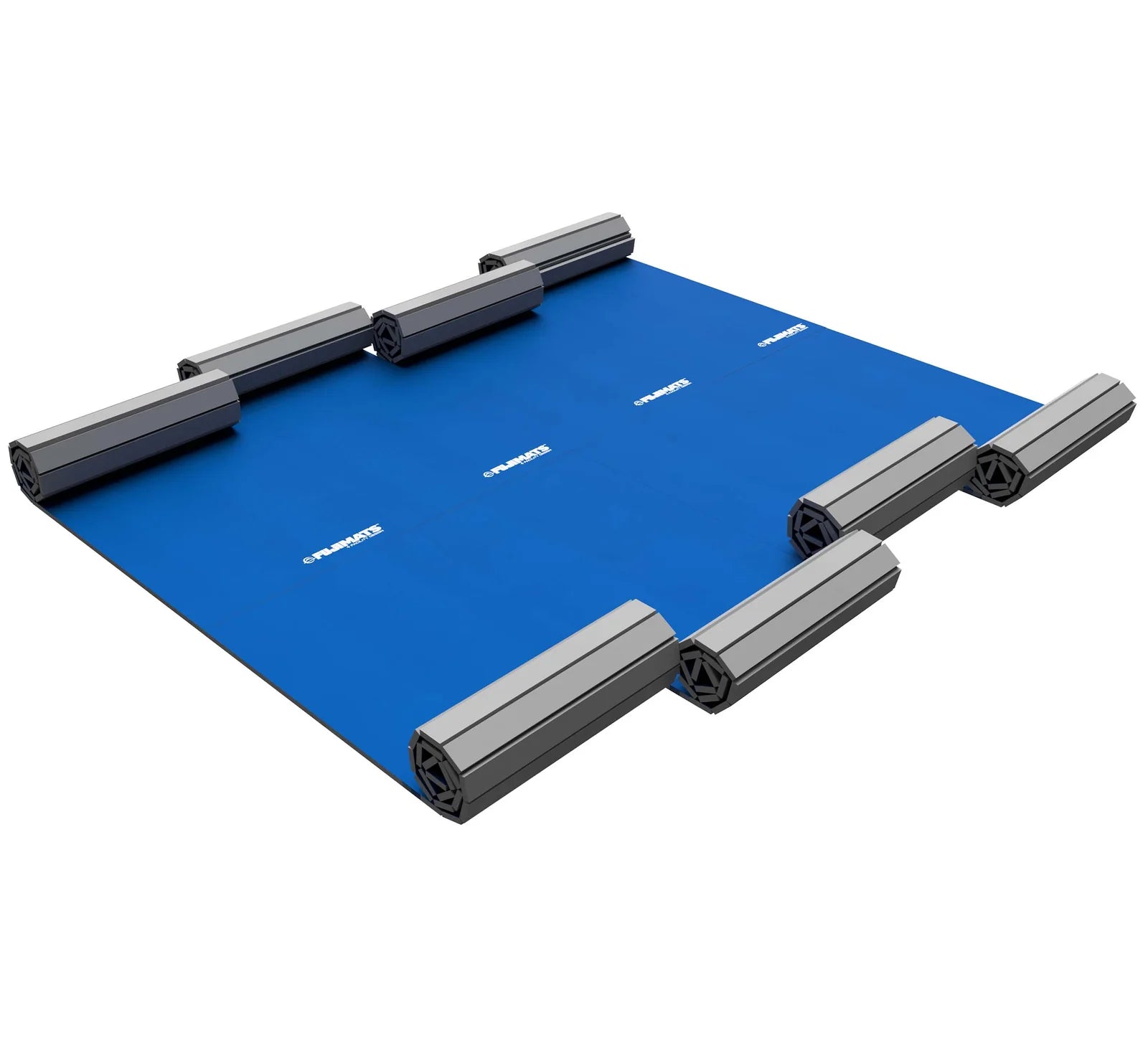 Eight Blue Fuji Home Roll Out Mat
