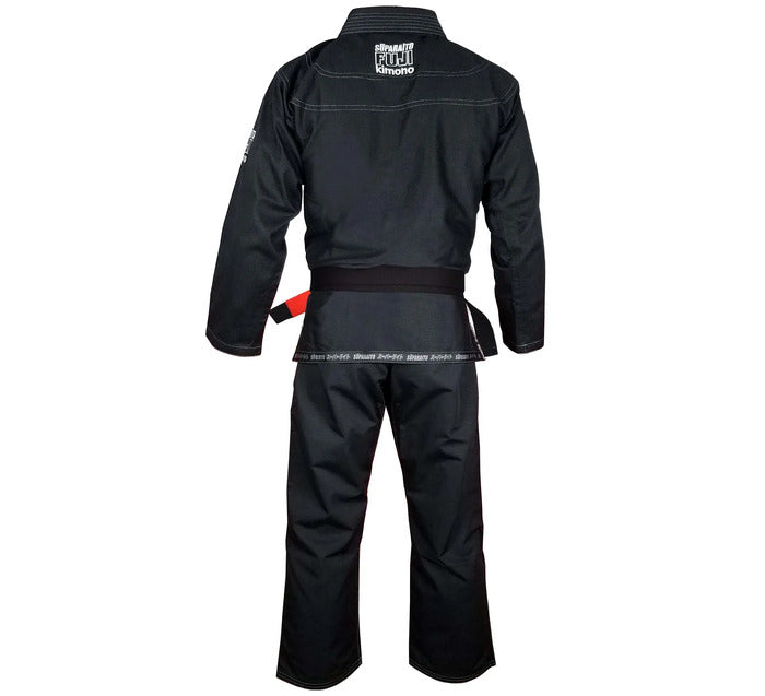 Fuji Black Suparaito BJJ Gi rear view