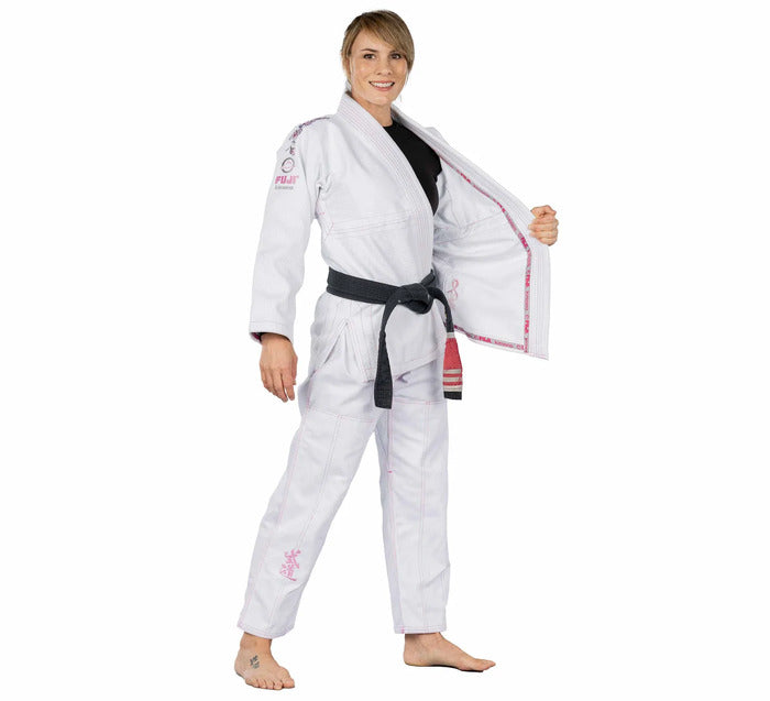 Fuji Blossom Jiu-Jitsu Gi white jacket open view