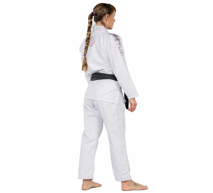 Fuji Blossom Jiu-Jitsu Gi white right side view