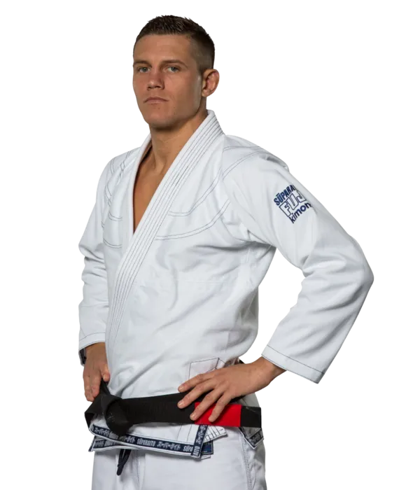 Fuji White Suparaito BJJ Gi Jacket Detail