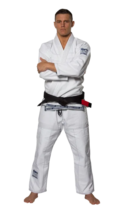 Fuji White Suparaito BJJ Gi arms crossed