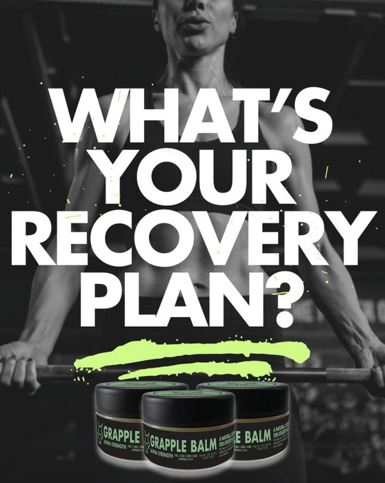 Grapple Balm Alpha Strength - What's your recovery plan poster