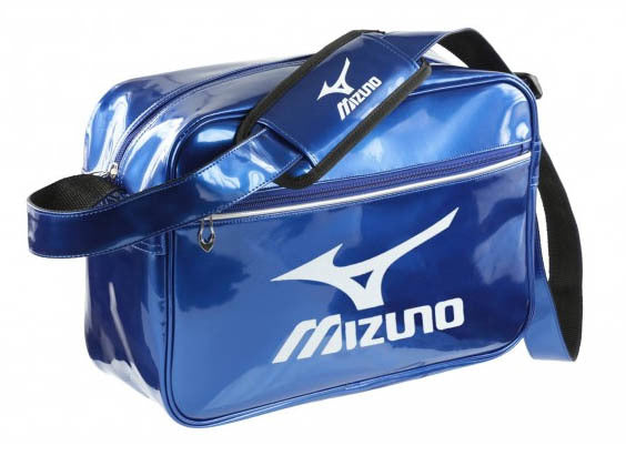 Mizuno Vintage Kanji Enamel Bag - Blue front