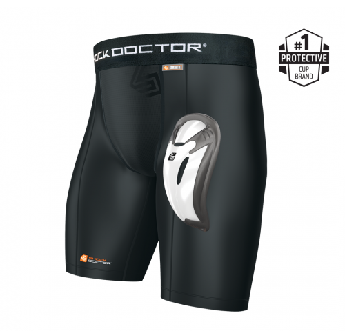 Shock Doctor Compression Short with Bioflex Cup